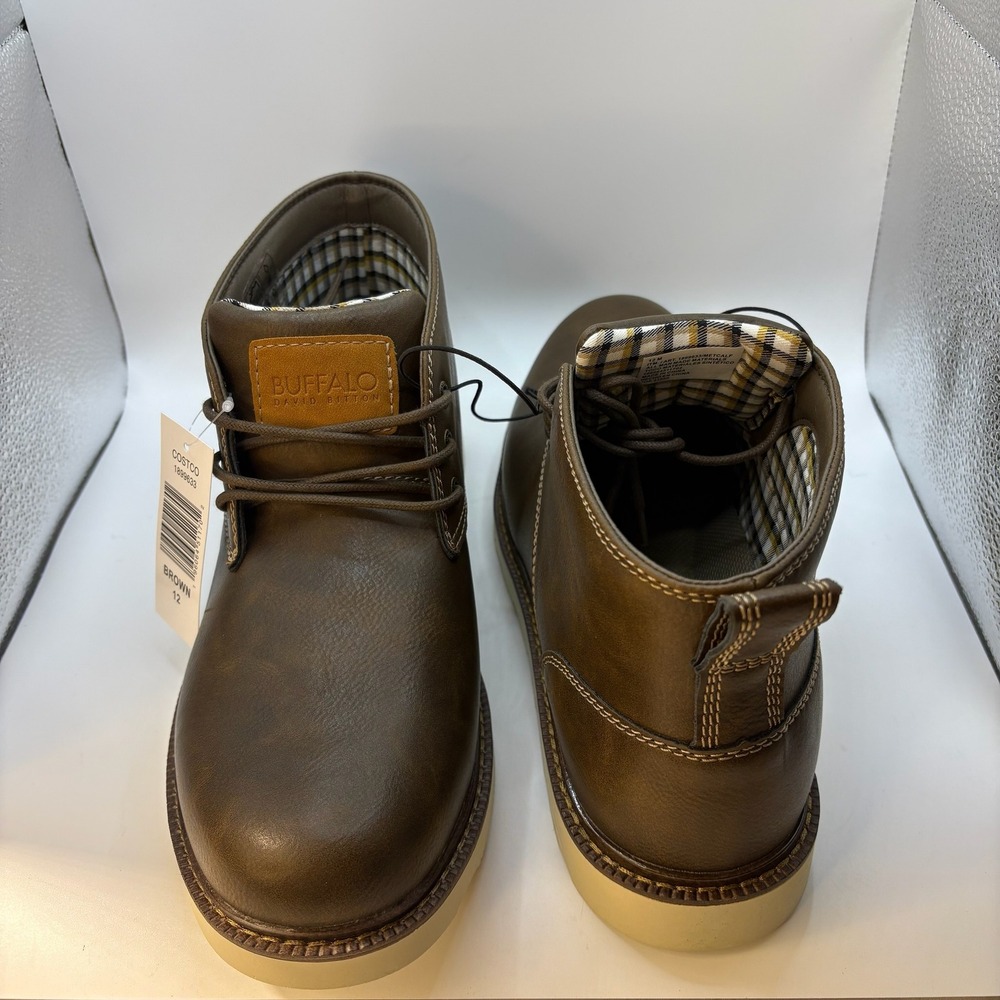 Buffalo David Bitton Metcalf Boots Mens 12 Brown NEW